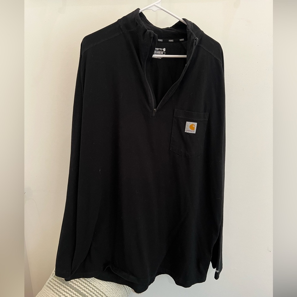 Carhartt 3/4 Zip Mens Pullover